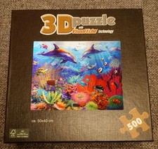3D Puzzle "Dolphin Coral Reef" 500 Teile Top Zustand