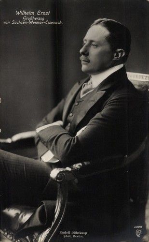 Wilhelm ernst großherzog - ak, ernst,