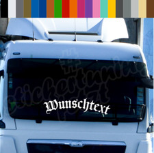 Aufkleber WUNSCHTEXT gebogen