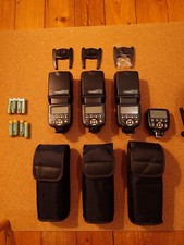 3x YONGNUO Speedlite YN560-III + Trigger YN560 TX II | gebraucht, WIE NEU 