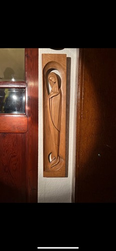 Wandbild madonna holz maria - wandbild,