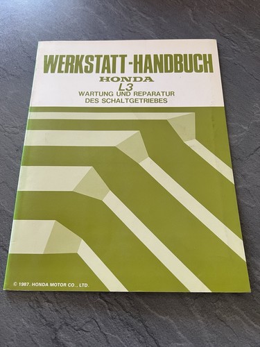 Werkstatt handbuch honda - werkstatt-handbuch, l3