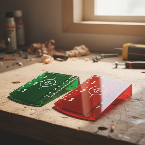 Laser zieltafel rot grün - laser,