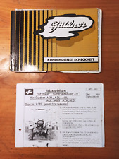 Kundendienst Scheckheft Prospekt Güldner ADN 8K Traktor Schlepper H
