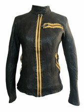 Leder jacke damen schwarz - damen,