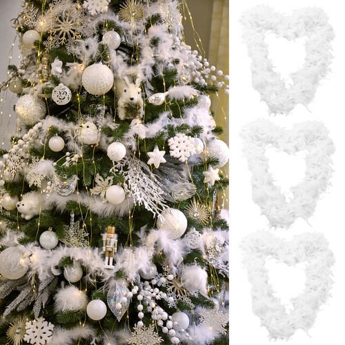Weihnachtsbaum weiß feder - weihnachtsbaum,