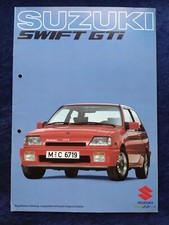 Suzuki Swift GTI Prospekt ca