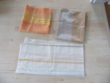 3 x Stoffreste, Dekostoff, Vorhangstoff, Deckchen  zum nähen, basteln
