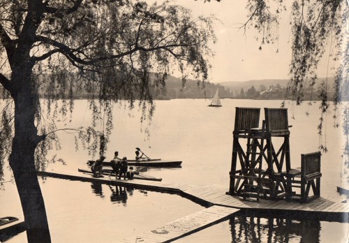 Ansichtskarte talsperre malter - ansichtskarte,