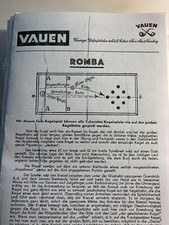 Romba tischkegelspiel vauen - tischkegelspiel,