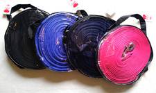 Longe - Softlonge - 8 mtr. -mit Tasche - Longierleine in 4 Farben   *NEU*