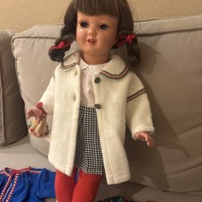 Alte Puppe Groß 55 Cm Sammler