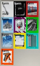 Form Zeitschrift für Gestaltung, Ausgaben 250–259 (2013–2015) – 10 Stk. 