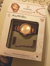 Auriol Armbanduhr Schmuckset