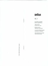 Braun Bedienungsanleitung user