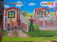 Schleich  Pferdestall 72116, Besuch im Offenstall Spielset/Weihnatsgeschenk