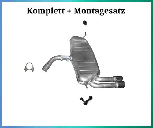 Endschalldämpfer für audi - für, a3
