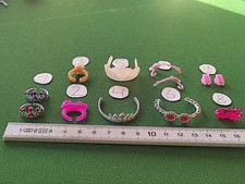 Barbie Schmuck Vintage Preis pro Nr. Ring Krone Meerjungfrau Haarreif Haarklip 