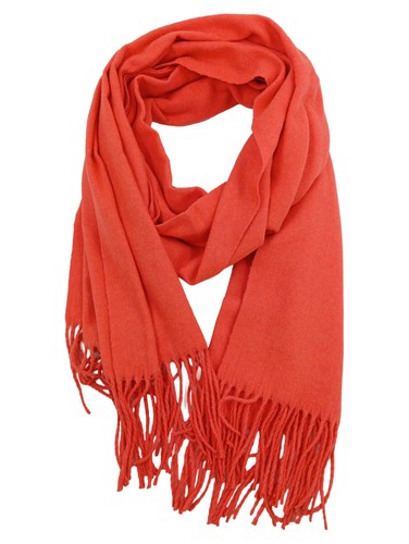 Opus schal orange fransen - opus,