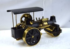 WILESCO Dampfwalze Old Smoky schwarz/messing Dampfmaschine (1055)