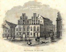 Rostock innenstadtansicht - rostock,