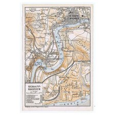 SCHWEIZ Strassenplan von