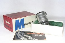 Minolta Extension Tube Zwischenringe für Minolta-SR mit Anleitung und OVP