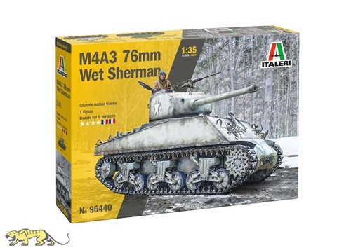 Italeri 96440 m4a3 - italeri, 76mm
