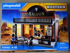 Westernsaloon Playmobil 70946 Cowboy Western Saloon Gebäude salon Haus Saal NEU
