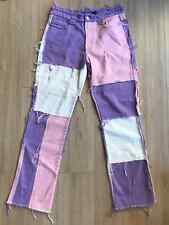 Jaded London Pastel Patchwork Jeans W28