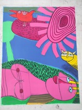 Corneille Lithographie, 1994, signiert und nummeriert, 120/200, 66x51cm, gerahmt