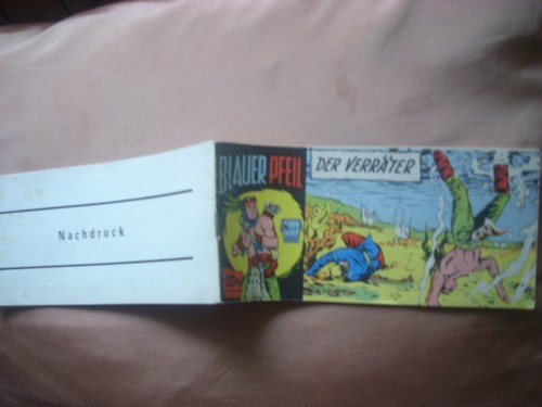 Streifenbandcomic blauer pfeil - blauer,