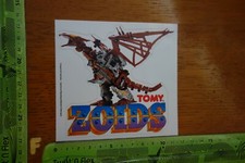 Alter Aufkleber Spielzeug Modellbau -Eisenbahn -Autos -Figuren TOMY ZOIDS