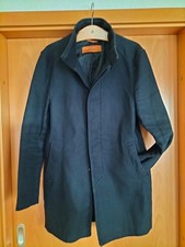 Zara Mens Mandarin Businessmantel Colour Black Size L Regular