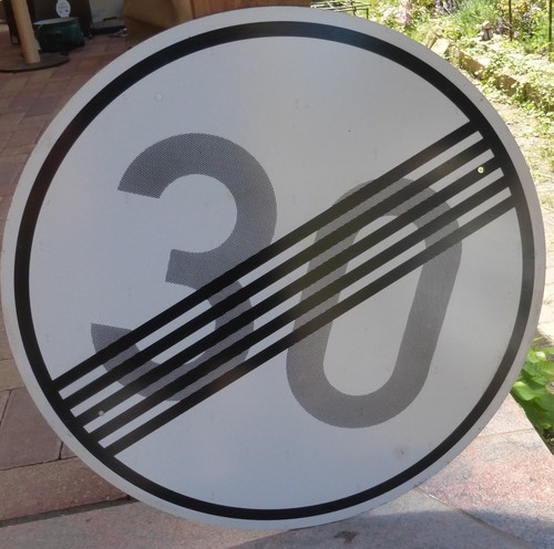 Altes verkehrsschild schild - altes,
