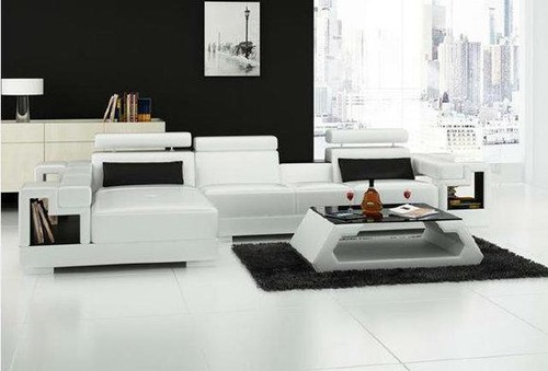 Luxuriöse leder sofa - luxuriöse, eckcouch