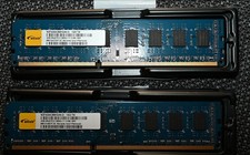 2 Riegel RAM PC3 2Rx8 je 4GB (igs. 8GB) 12800U Marke elixir