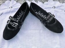 Xyxyx  Riemchen BALLERINAS Echtleder Größe 36 (3) Farbe Schwarz NEU