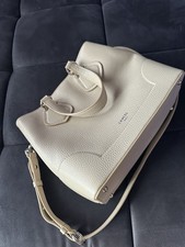 Elegante Lancel Paris Handtasche – Neu & unbenutzt, beige mit pinkem Innenfutter