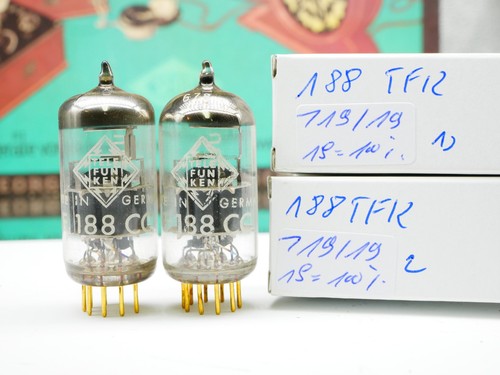Matched pair e188cc telefunken - pair,