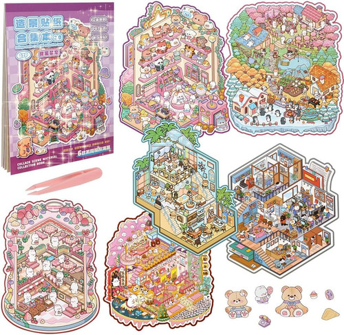 Blatt house stickers - 3d,