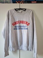 Pullover Herren Hindenberg Speedway Vintage Dirttrack Racing Gr. S Grau 
