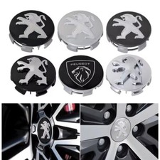 4x 60mm Für PEUGEOT Auto Logo Emblem Felgendeckel Aufkleber Zubehör Nabendeckel