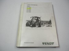 Fendt 411 412 413 414 415 Vario Instructions d' utilisation et entretien 2010