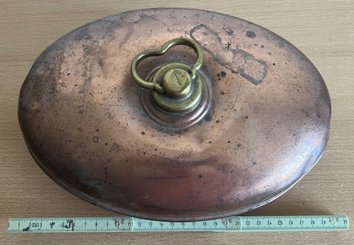 Alte kupfer wärmflasche - alte,