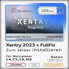 ⭐️ XENTRY 2023 Mercedes StarDiagnose (C4, C5, M6) Installation auf USB-Stick ?