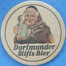 Alter Bierdeckel Dortmunder Stifts-Bier um 1940-50