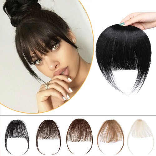 100 echthaar pony bangs - bangs, clip