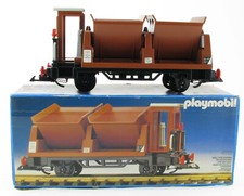 PLAYMOBIL 4112 V1 Kipplore in OVP Waggon Wagen für Eisenbahn Güterzug Lok Spur G