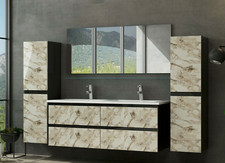 Doppelwaschtisch120 Schwarz /